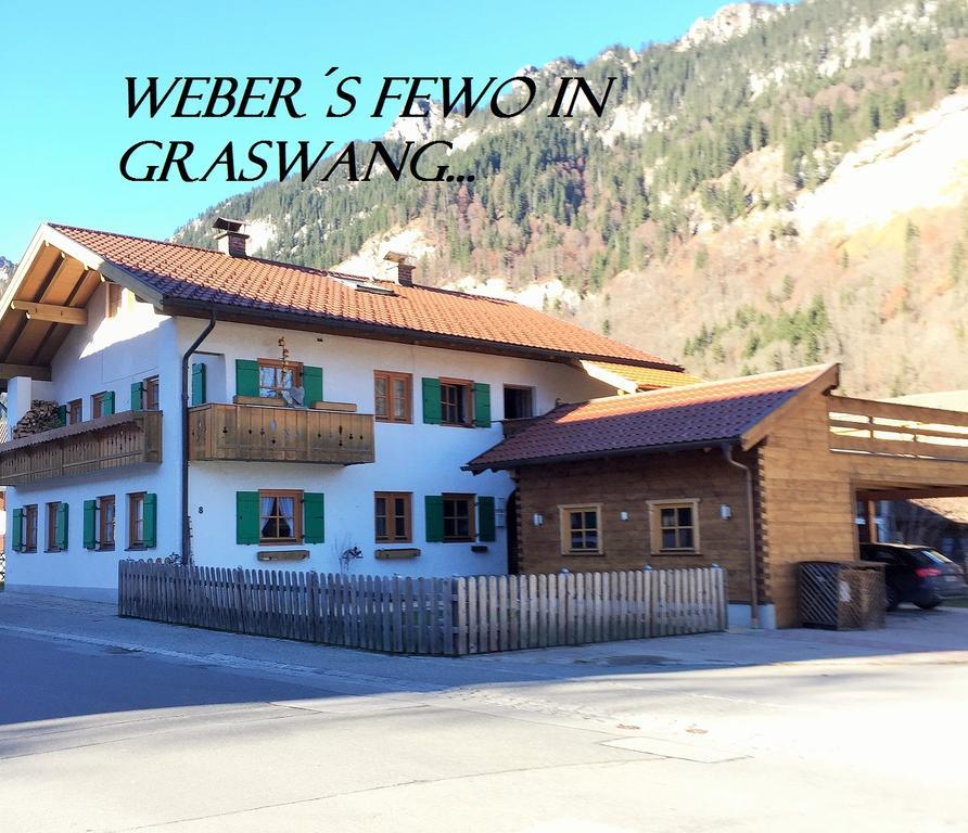 Weber'S Fewo Appartement Graswang Buitenkant foto